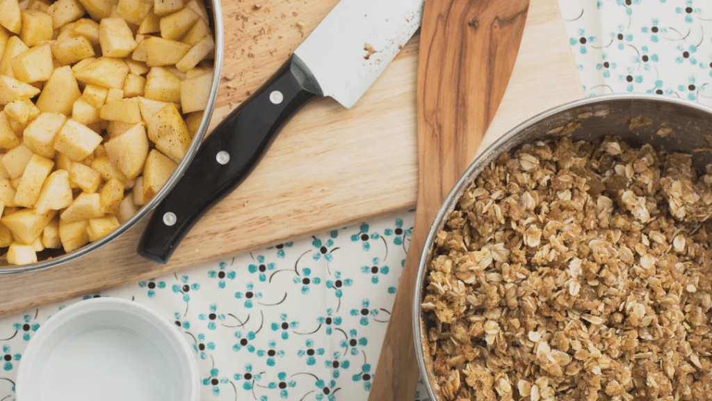 fall recipe for deconstructed apple pie